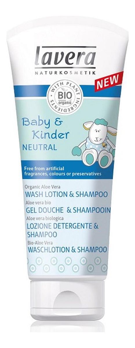 Płyn pod prysznic i do włosów dla dzieci niemowląt z bio-olejem wiesiołka bio-aloesem