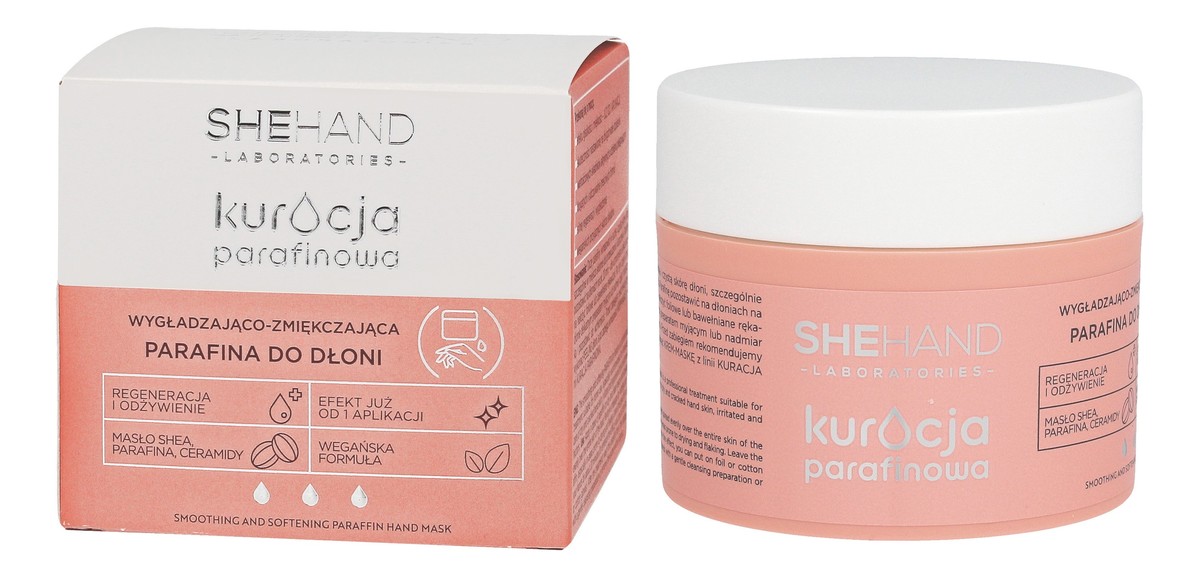 Wygładzająco - Zmiękczająca Parafina do dłoni