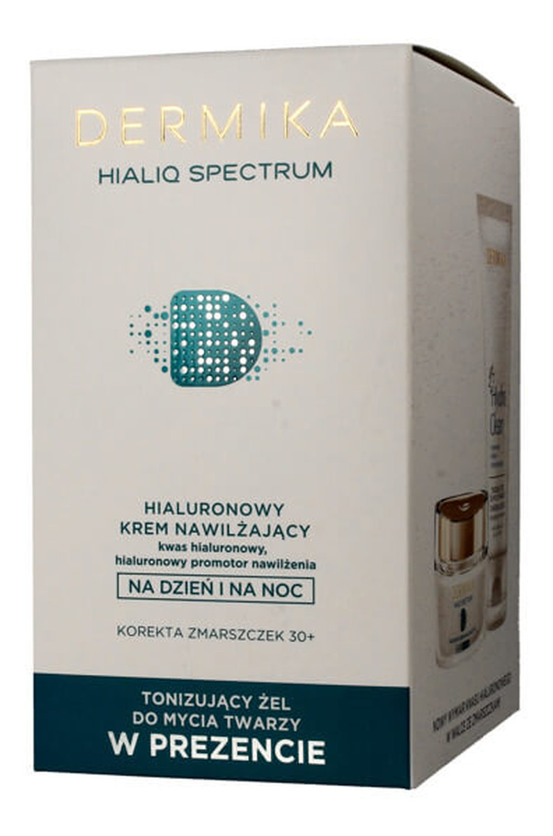 30+ krem nawilżający dzień/noc 50ml + tonizujący żel do mycia twarzy 150ml