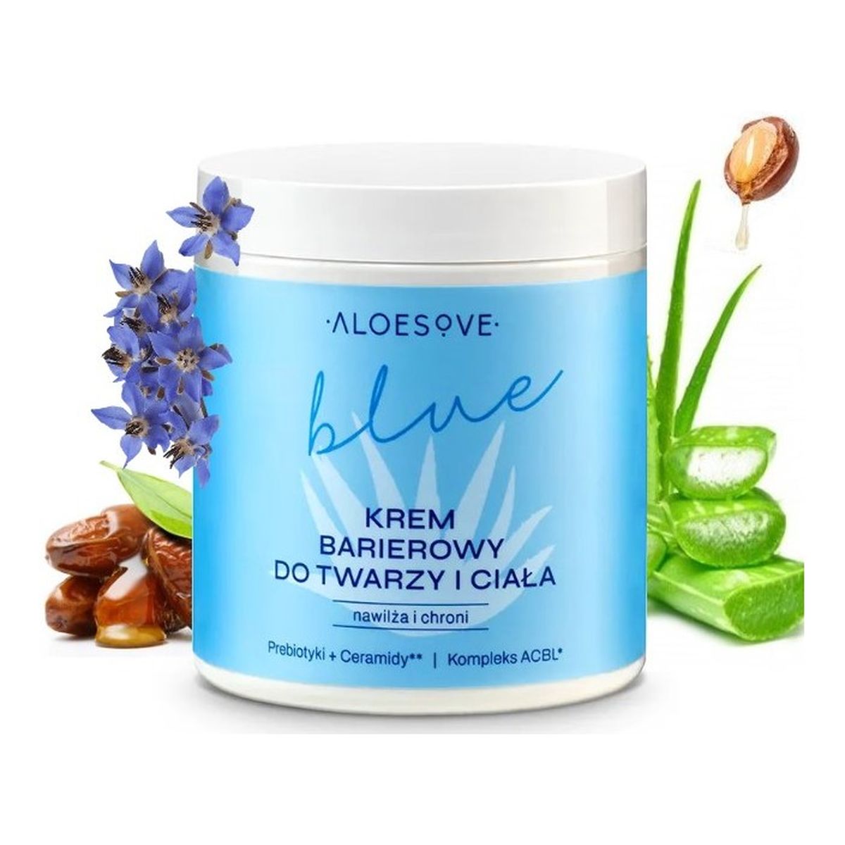 Aloesove Blue Krem barierowy do twarzy i ciała 250ml