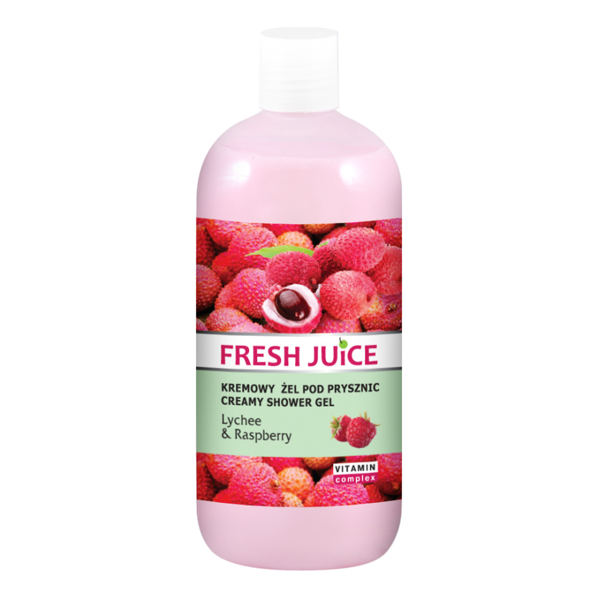 Fresh Juice Lychee & Raspberry Kremowy Żel Pod Prysznic 500ml