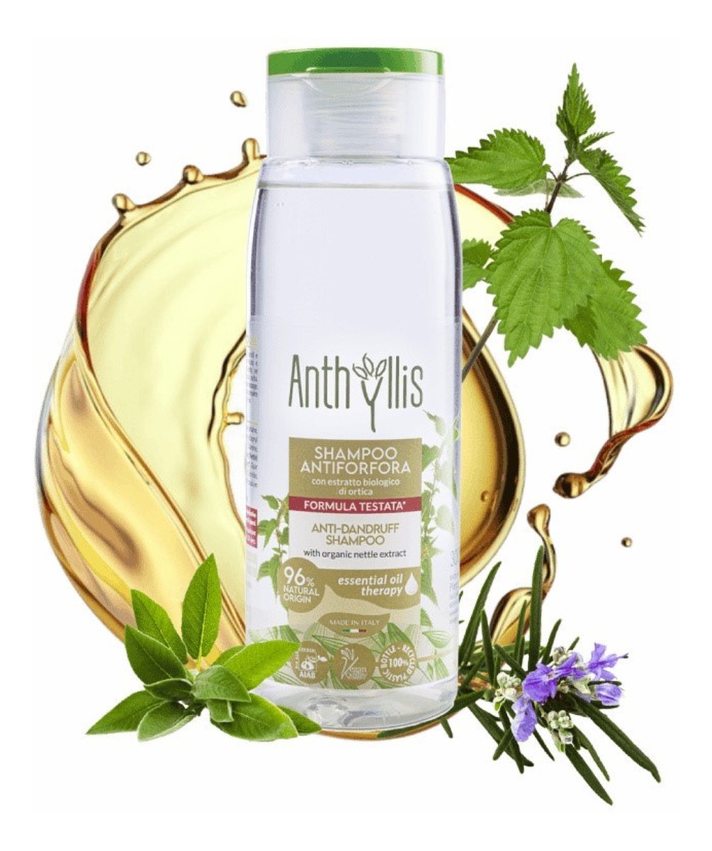 Bio Szampon przeciwłupieżowy z ekstraktem z organicznej pokrzywy