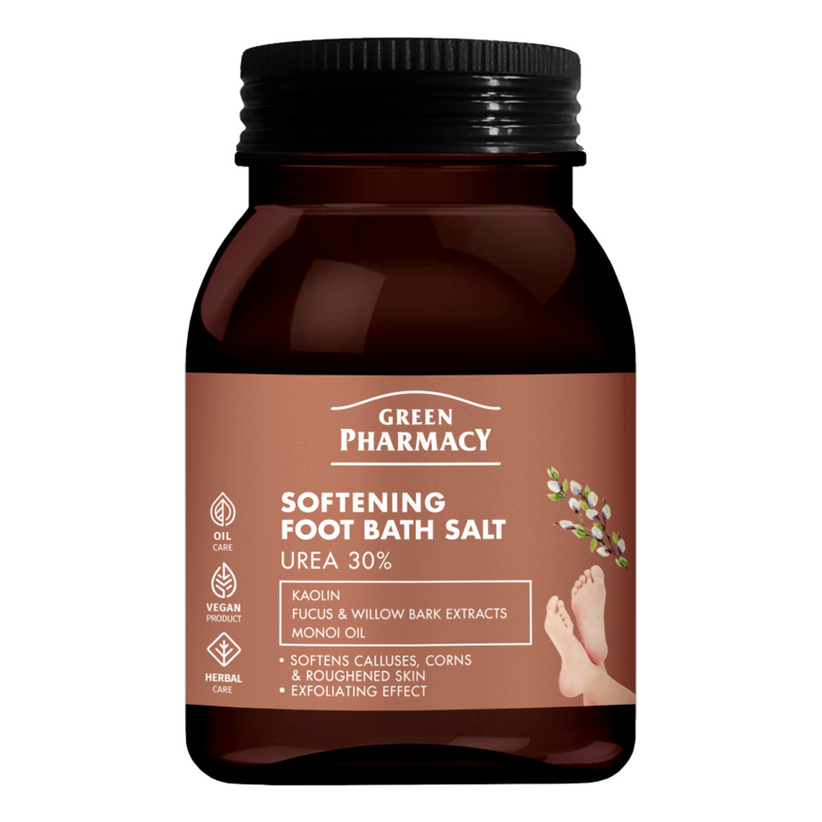 Green Pharmacy Sól do kąpieli stóp Urea 30% 400g
