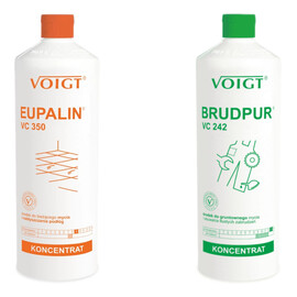 Środek Do Gruntownego Mycia I Usuwania Tłustych Zabrudzeń VC242 + Eupalin Środek Do Bieżącego Mycia I Nabłyszczania Podłóg VC350 2x1L