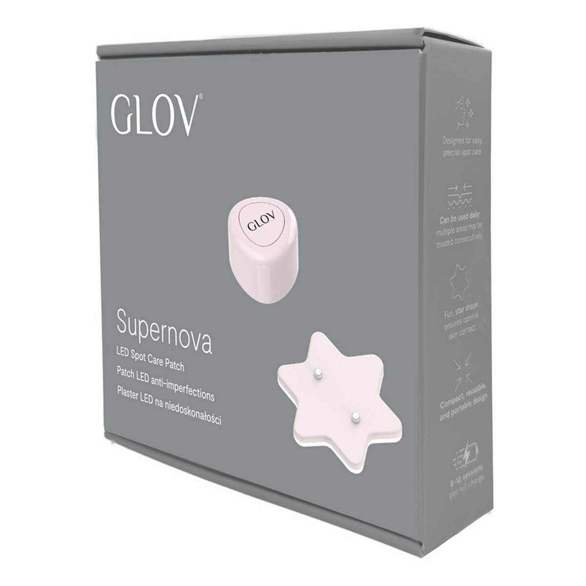 Glov Supernova kuracja punktowa led na niedoskonałości