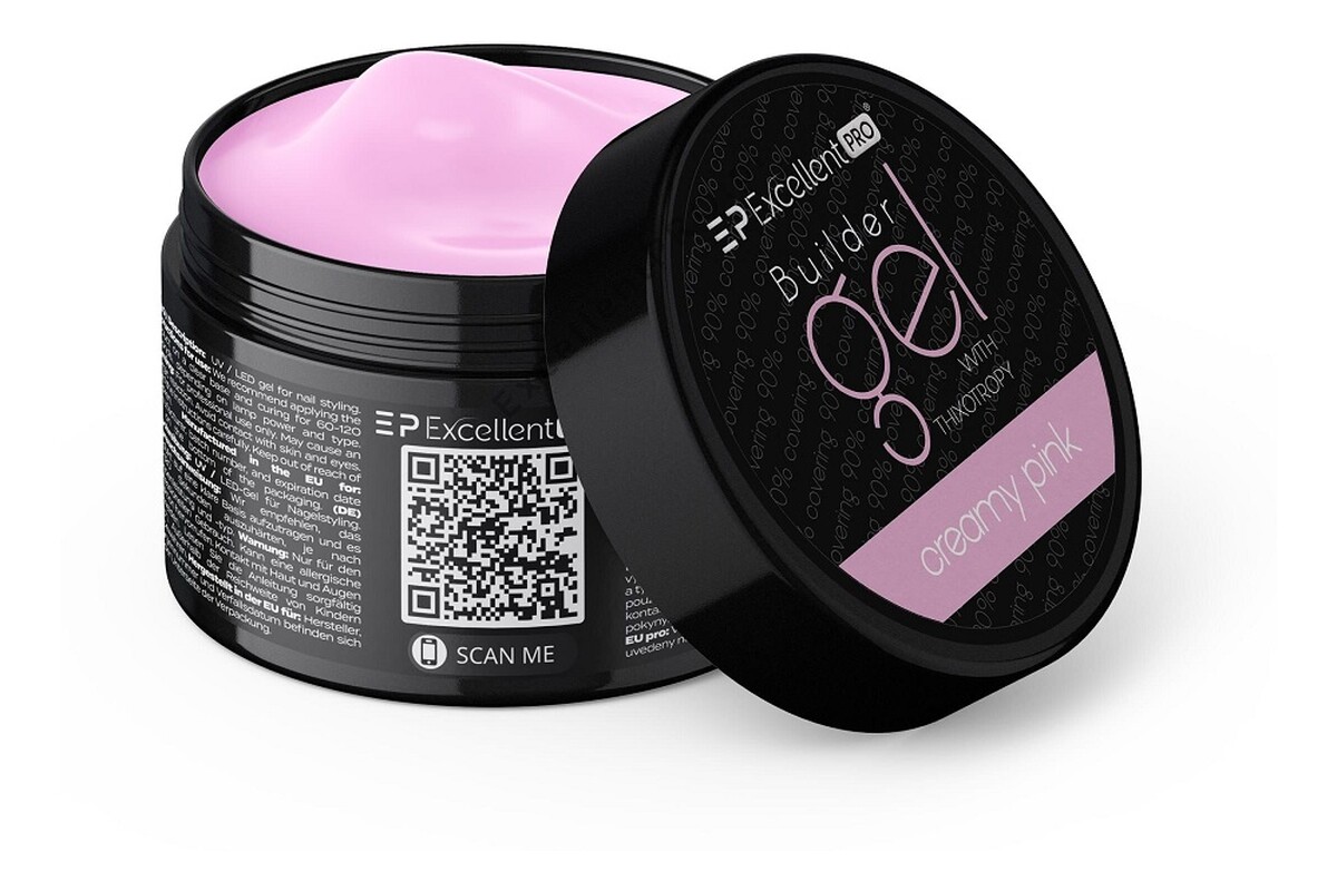 Żel budujący creamy pink