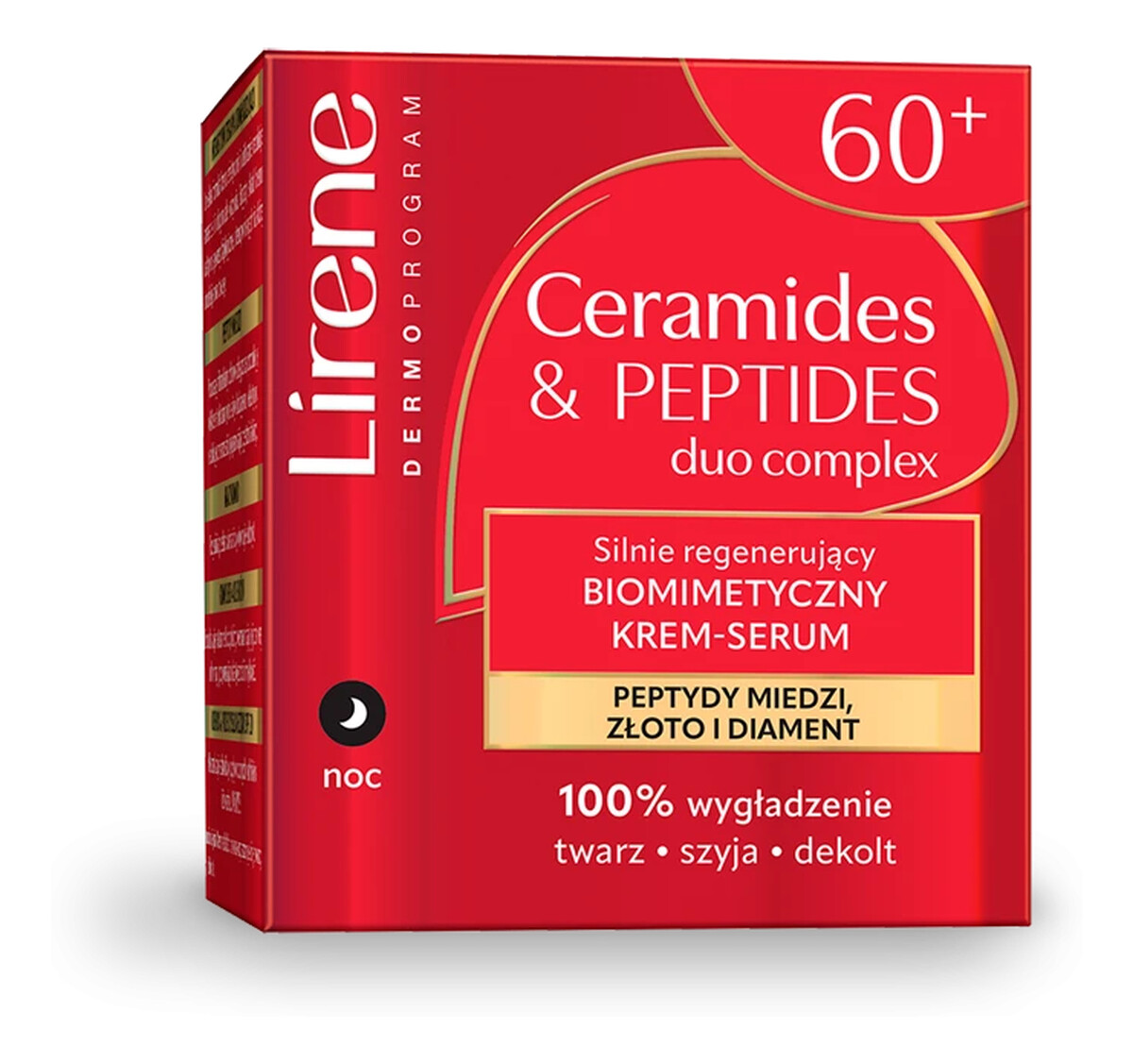 Silnie regenerujący krem-serum o bogatej formule 60+ na noc