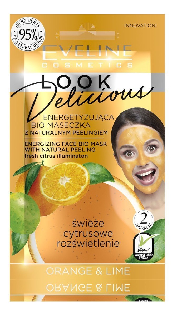 Energetyzująca bio maseczka z naturalnym peelingiem