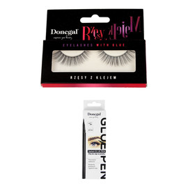 Sztuczne rzęsy na pasku z klejem (4474) + Klej w pisaku