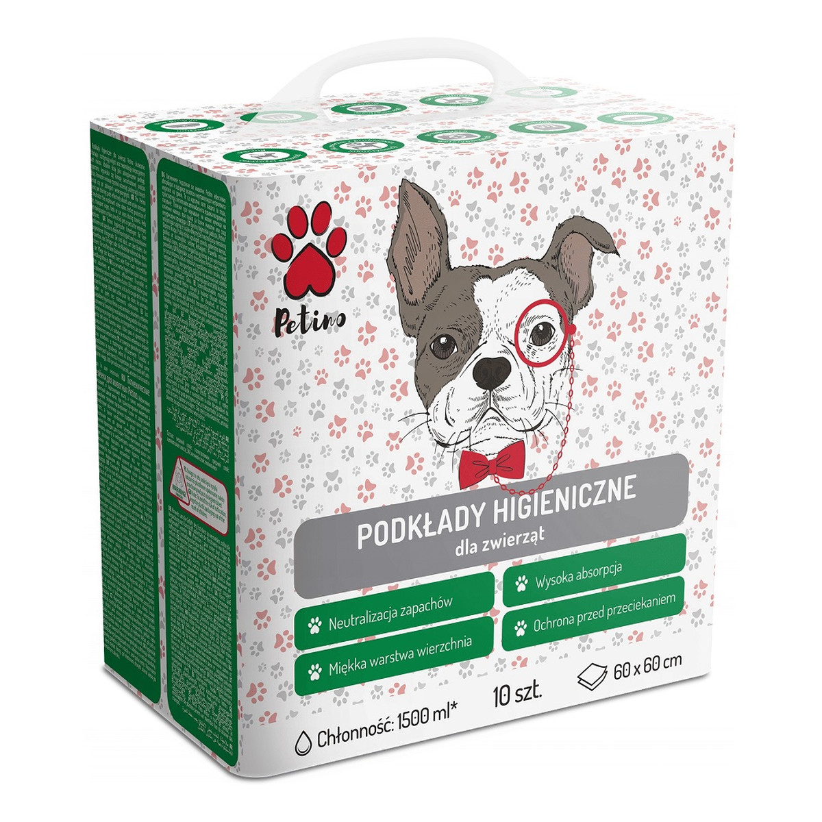 Petino Podkłady jednorazowe dla zwierząt 60x60 10szt