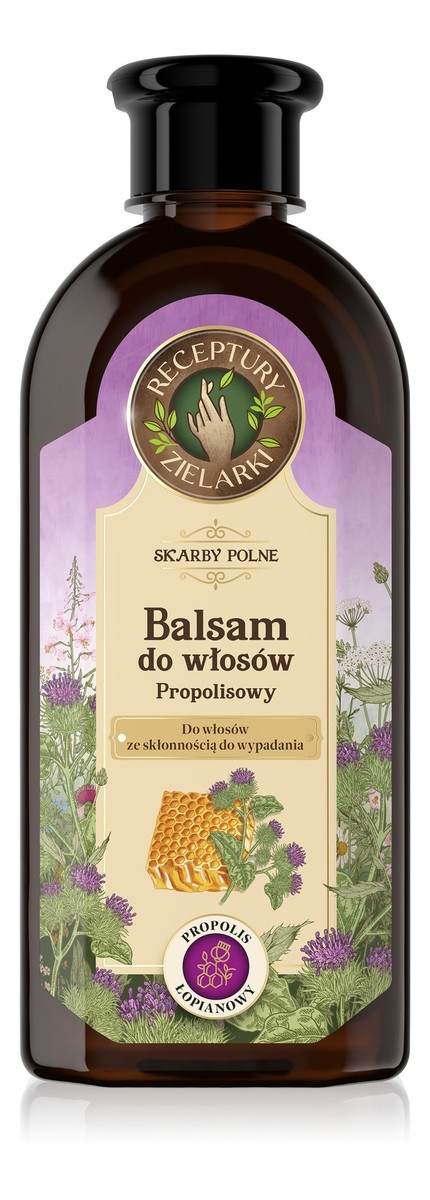 Balsam z propolisem łopianowym do włosów wypadających
