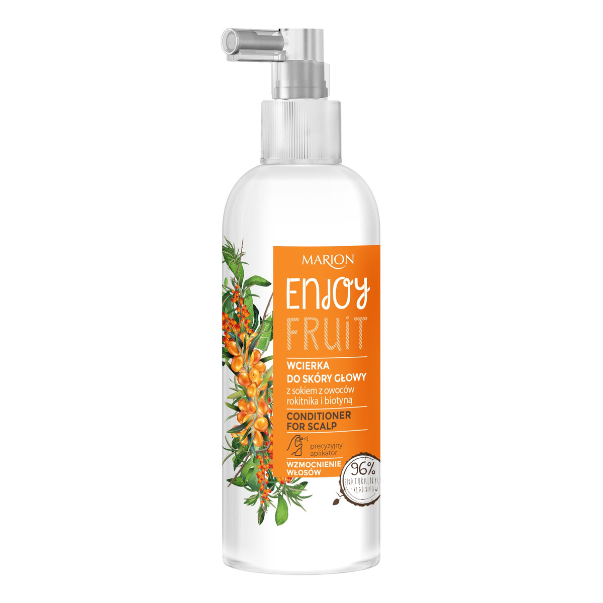 Marion Enjoy Fruit Wcierka Do Skóry Głowy Z Sokiem Z Owoców Rokitnika I Biotyną 120ml