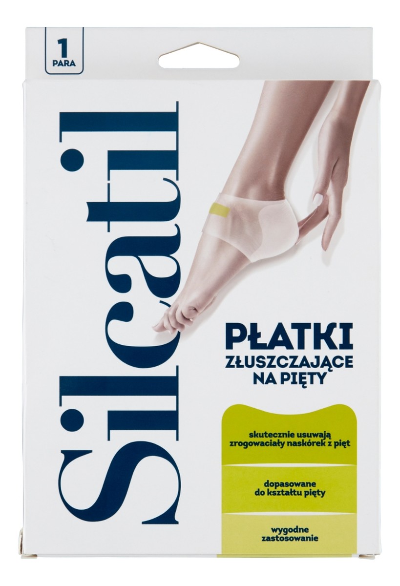 Płatki złuszczające na pięty 1 para