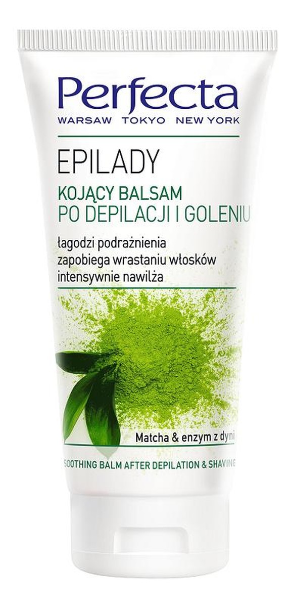 kojący balsam po depilacji i goleniu Matcha & Enzym z Dyni