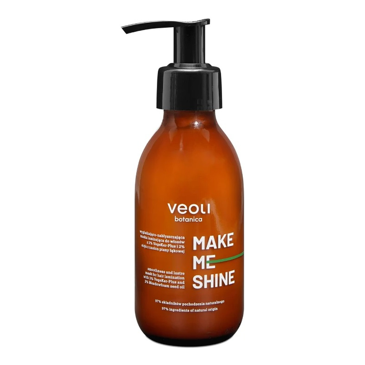 Veoli Botanica Make me shine wygładzająco-nabłyszczająca maska laminująca do włosów 140ml