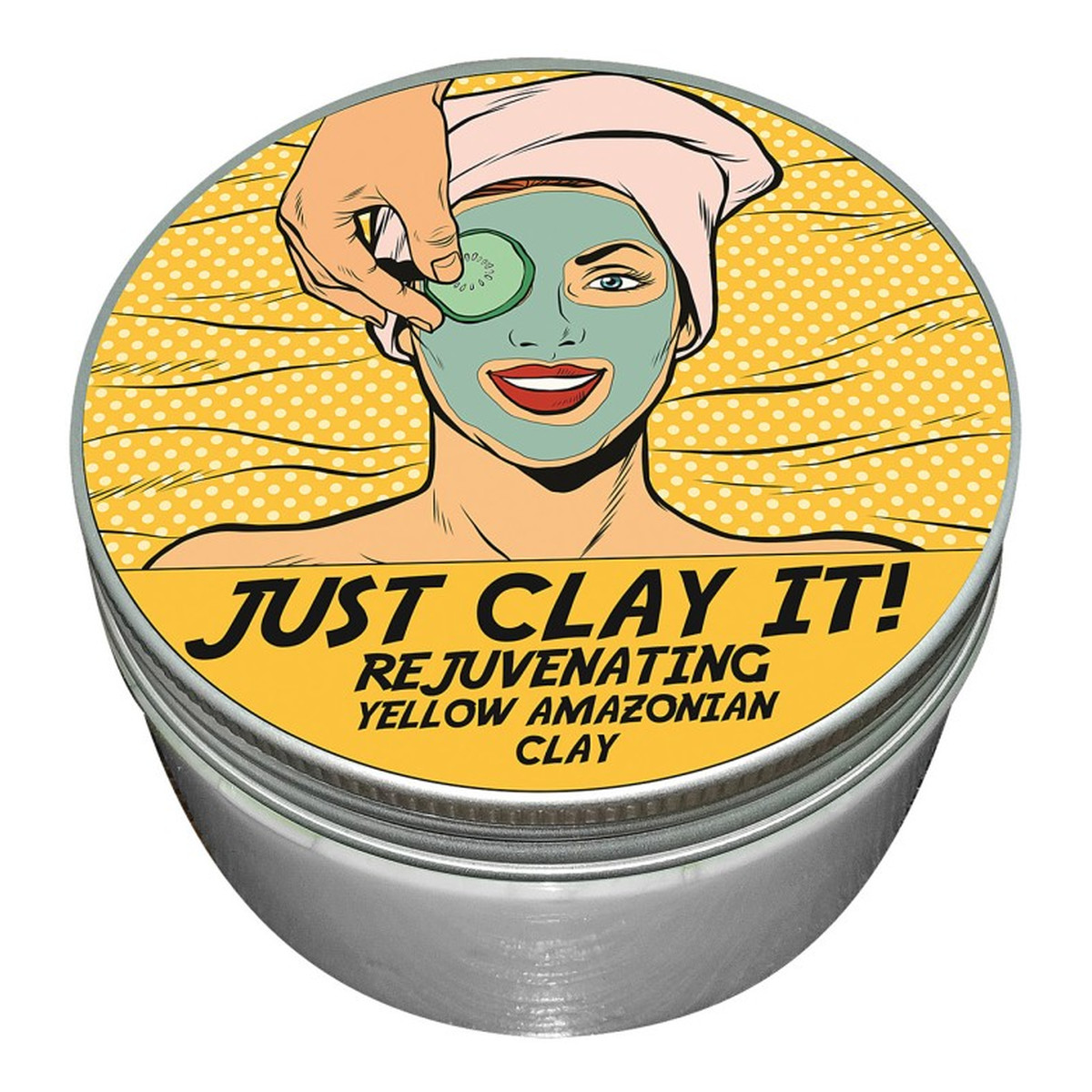 New Anna Ecou Just Clay It! Żółta Glinka do twarzy odmładzająca 70g
