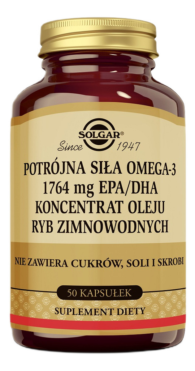 Potrójna siła omega-3 suplement diety 50 kapsułek