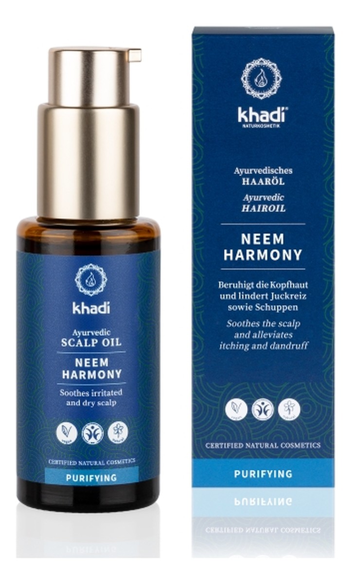 Ayurvedic Scalp Oil Neem Harmony przeciwłupieżowy Olejek do włosów