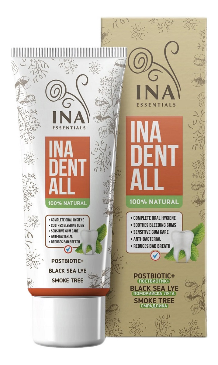 Ina dent-all naturalna pasta do zębów bez fluoru