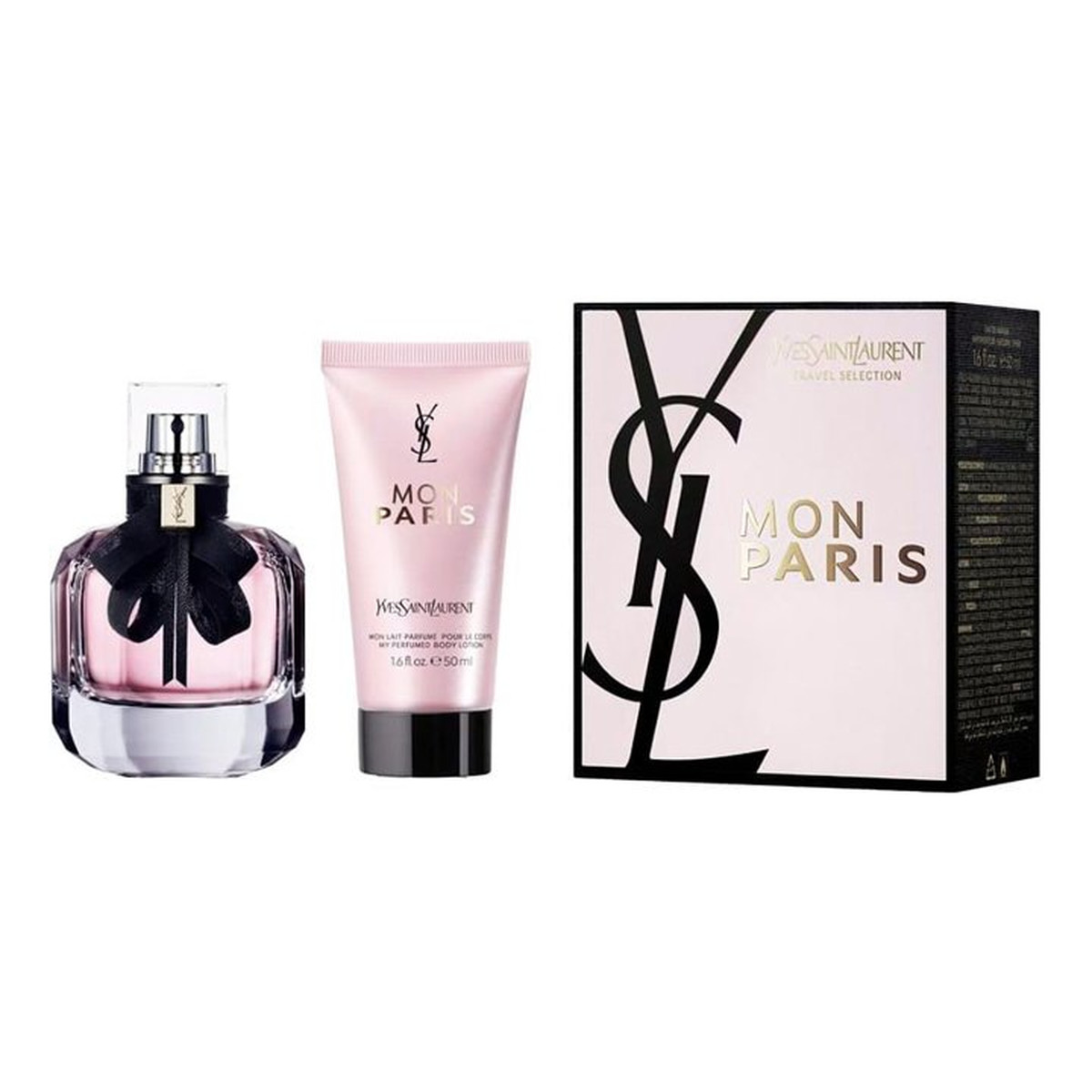 Yves Saint Laurent Mon Paris Pour Femme Zestaw woda perfumowana spray 50ml + balsam do ciała 50ml