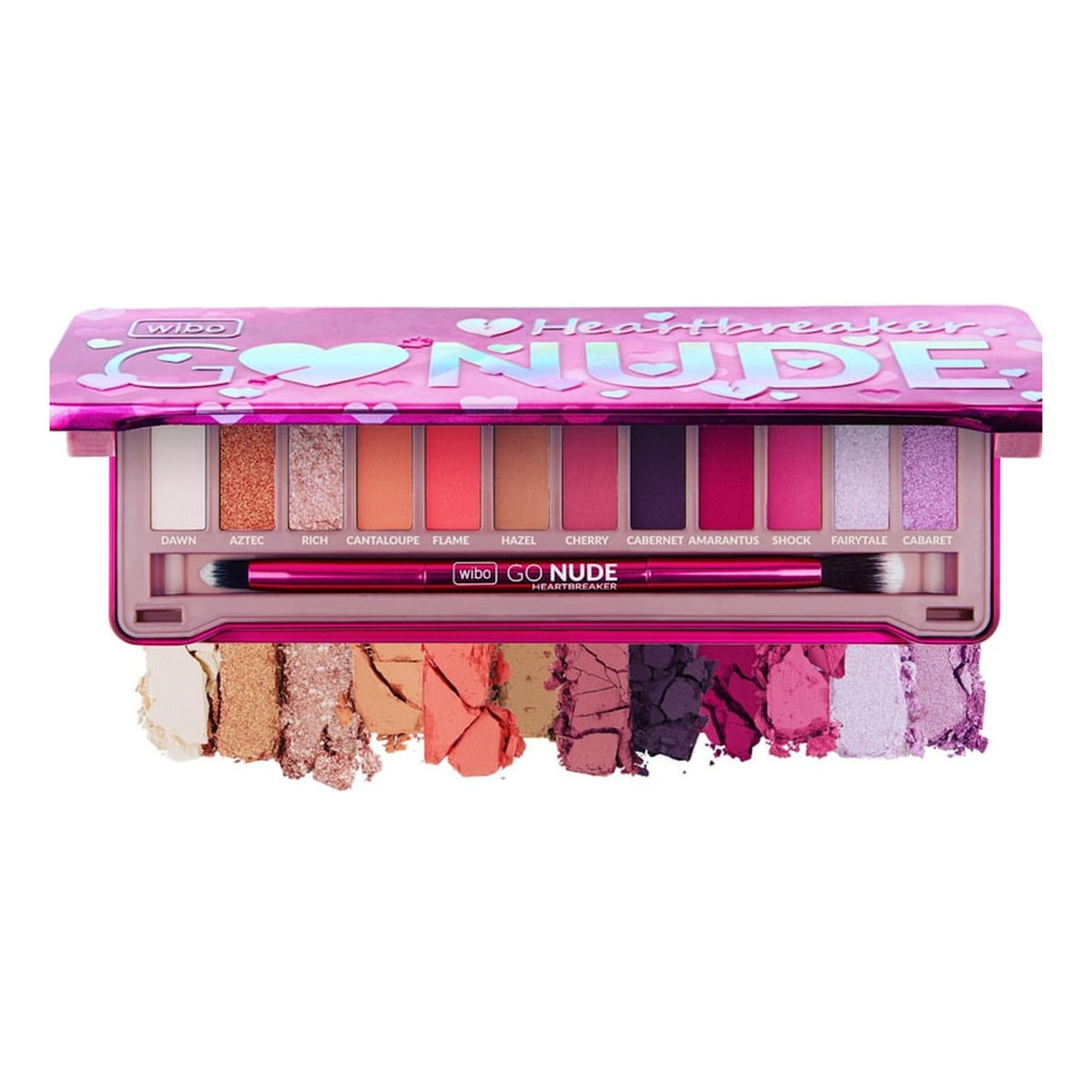 Wibo Go Nude Heartbreaker Eyeshadow Palette 12 Cieni 13g