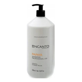Brasil Nanox Shampoo Papaya +Keratin, Vitamin Pro B5 Szampon nawilżająco - odżywczy do włosów