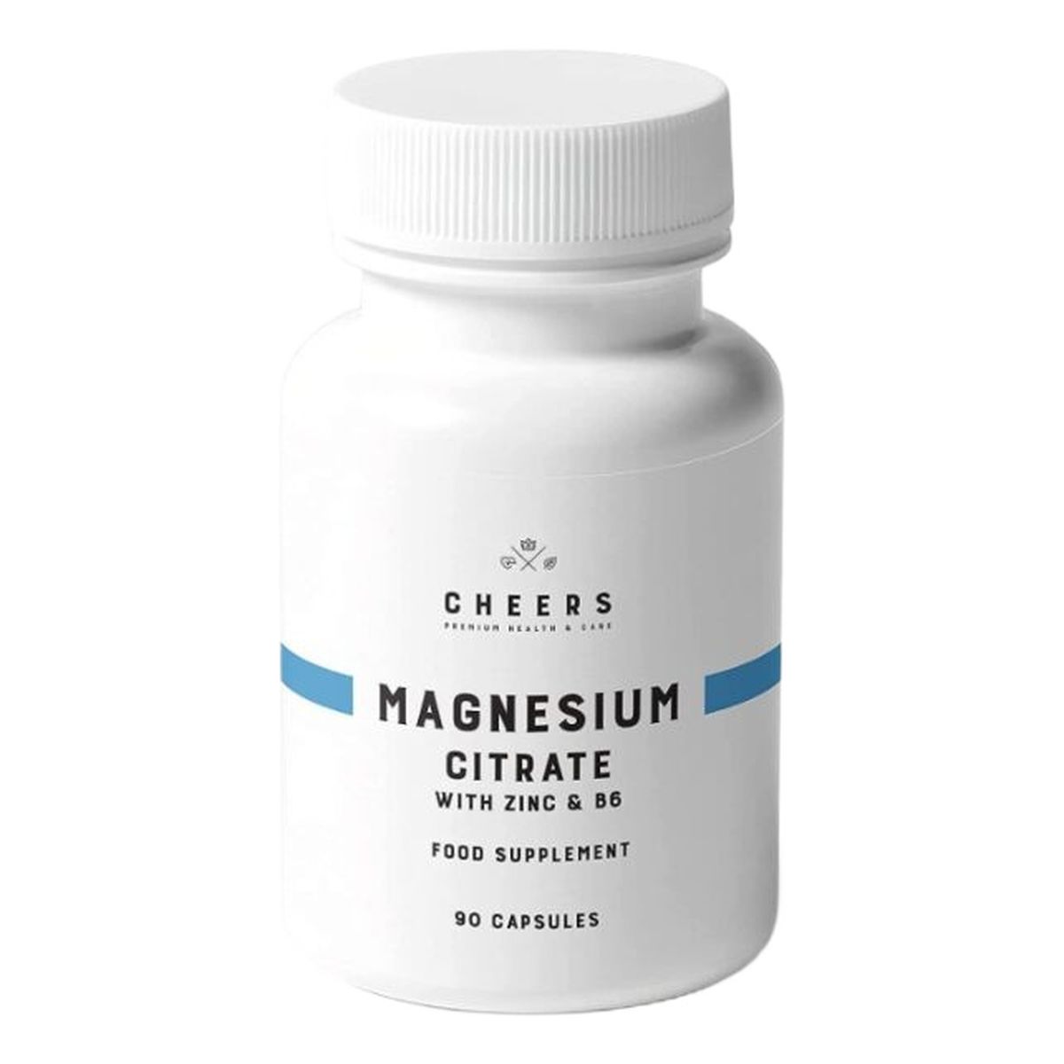 Cheers Magnesium citrate suplement diety wspierający układ kostny i nerwowy 90 kapsułek