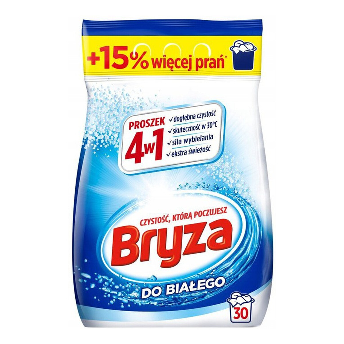Bryza Proszek Do Prania Białych Tkanin 4w1 30 prań 1950g