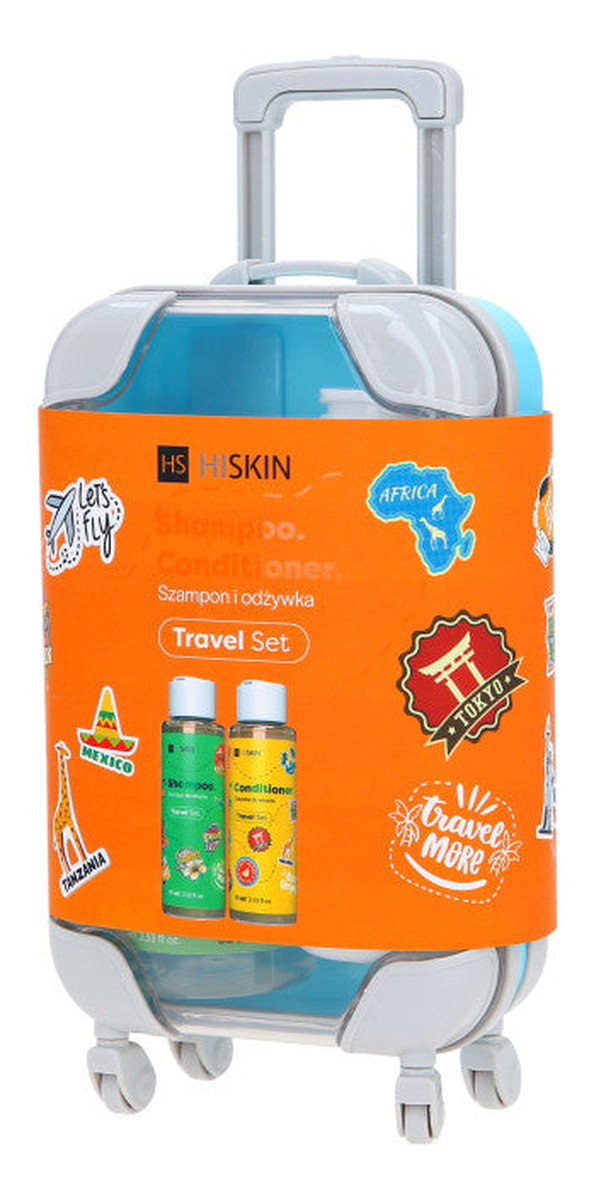 Zestaw podróżny Walizka szampon odżywka