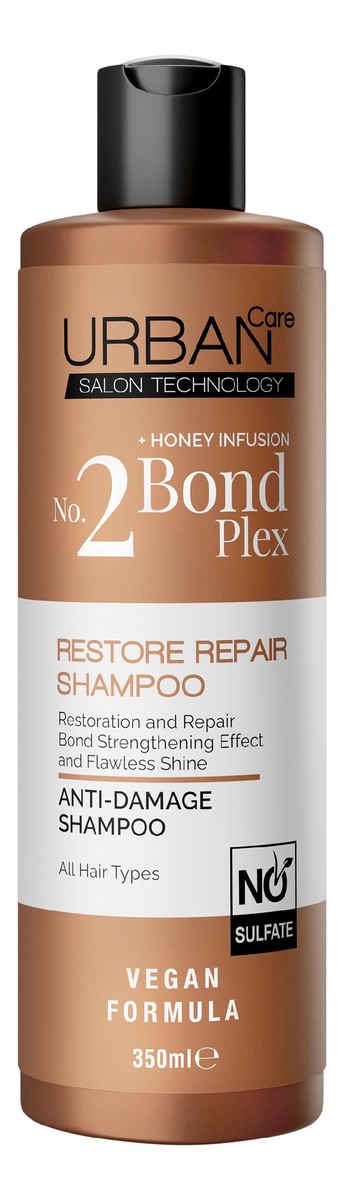 Urban hair care no:2 bond plex restore szampon naprawczy