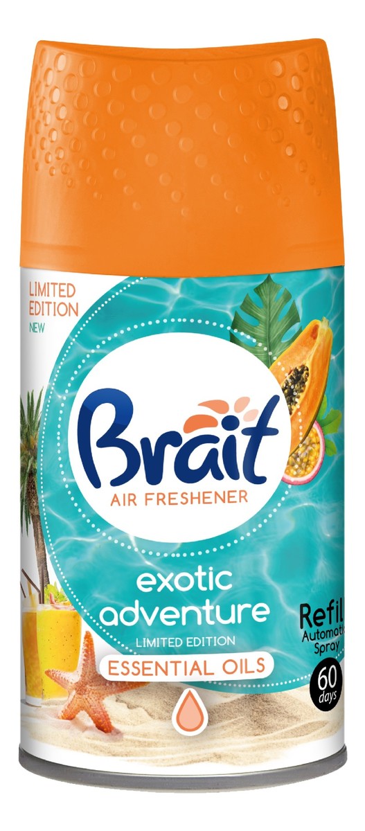 Brait air freshener odświeżacz powietrza-exotic adventure zapas