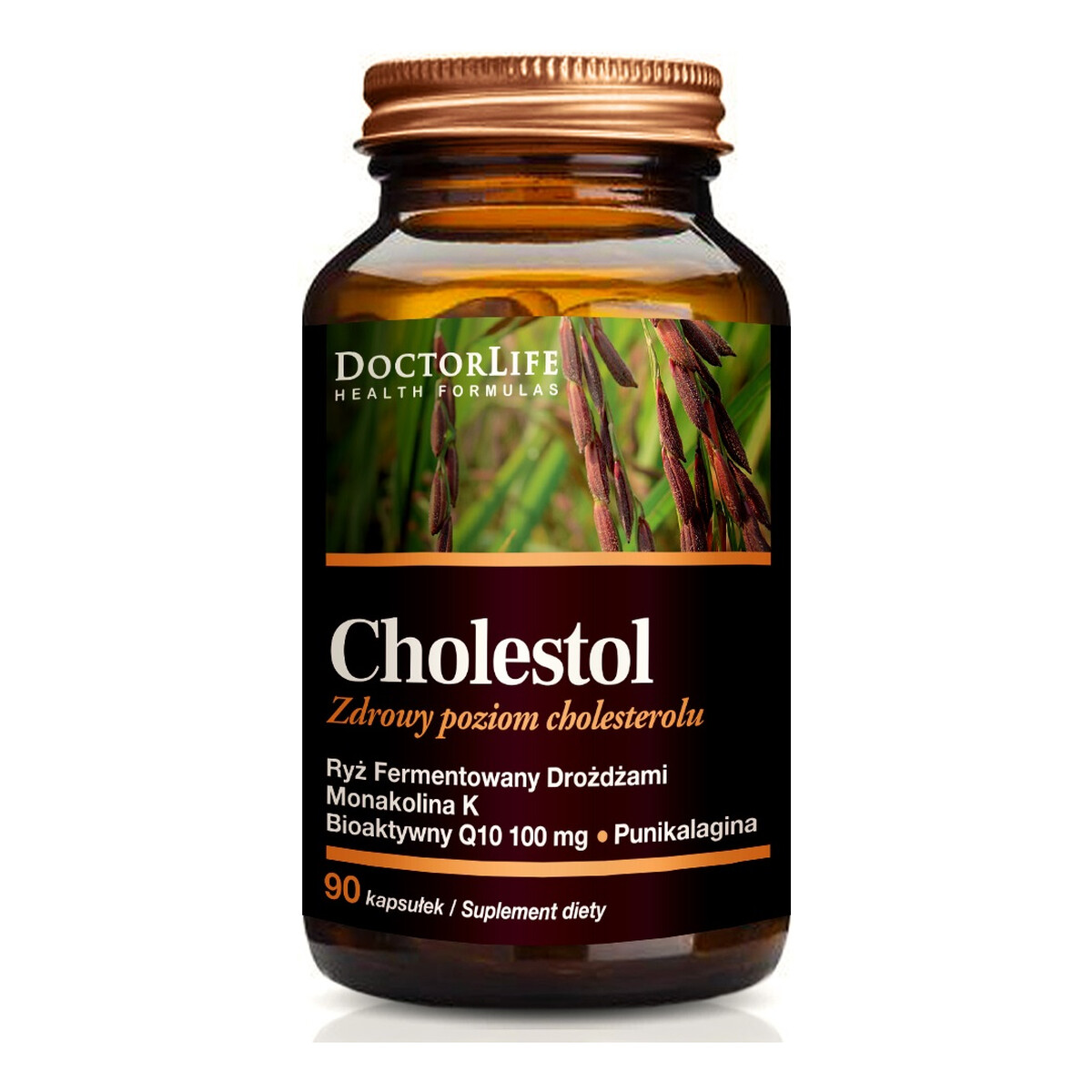 Doctor Life Cholestol monakolina k z co-q10 10mg suplement diety 90 kapsułek