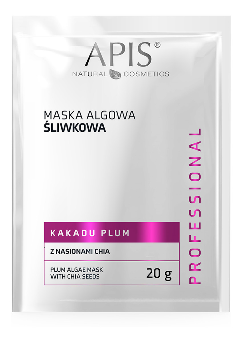 śliwkowa maska algowa z nasionami chia