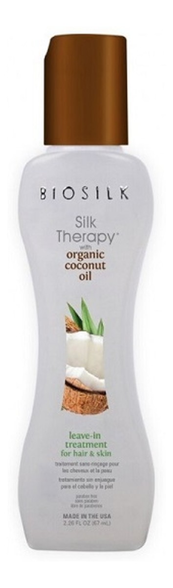 Organic Coconut Oil olejek kokosowy do włosów i ciała