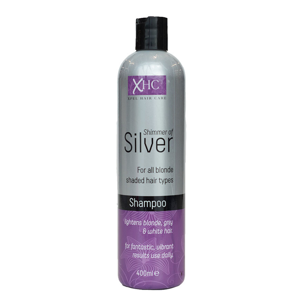 Xpel XHC Silver Szampon do włosów siwych i blond - niweluje zółte refleksy 400ml