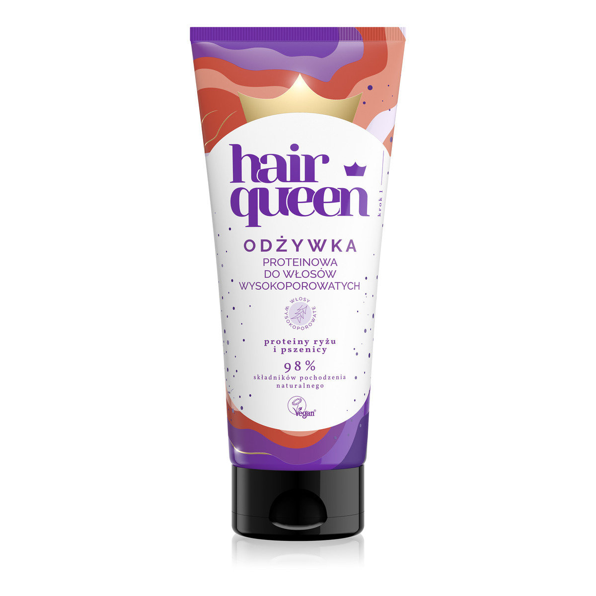 Hair Queen Proteinowa odżywka do włosów wysokoporowatych 200ml