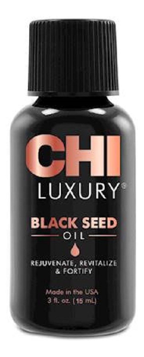 Olejek Luxury Black Seed Oil z czarnuszki do pielęgnacji włosów
