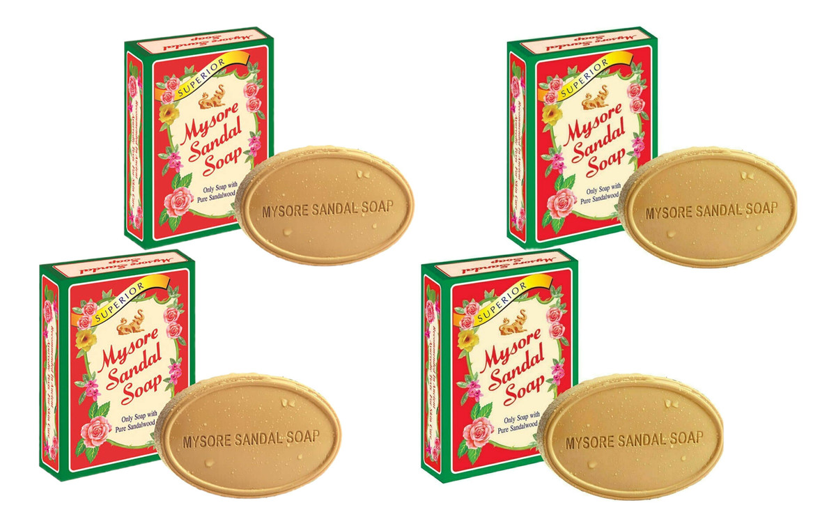 Mydło sandałowe Ajurwedyjskie 2x75g + 2x150g