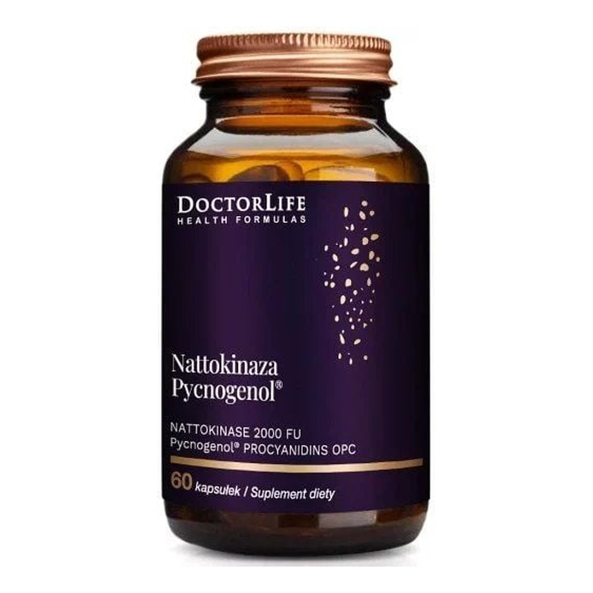 Doctor Life Nattokinase Pycnogenol 60 kapsułek