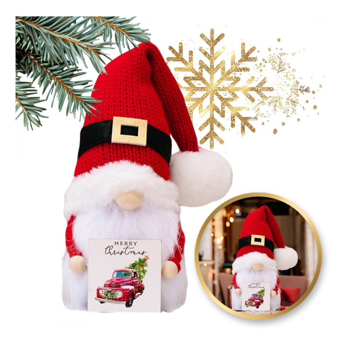 Ecarla Krasnal skrzat świąteczny Boże Narodzenie