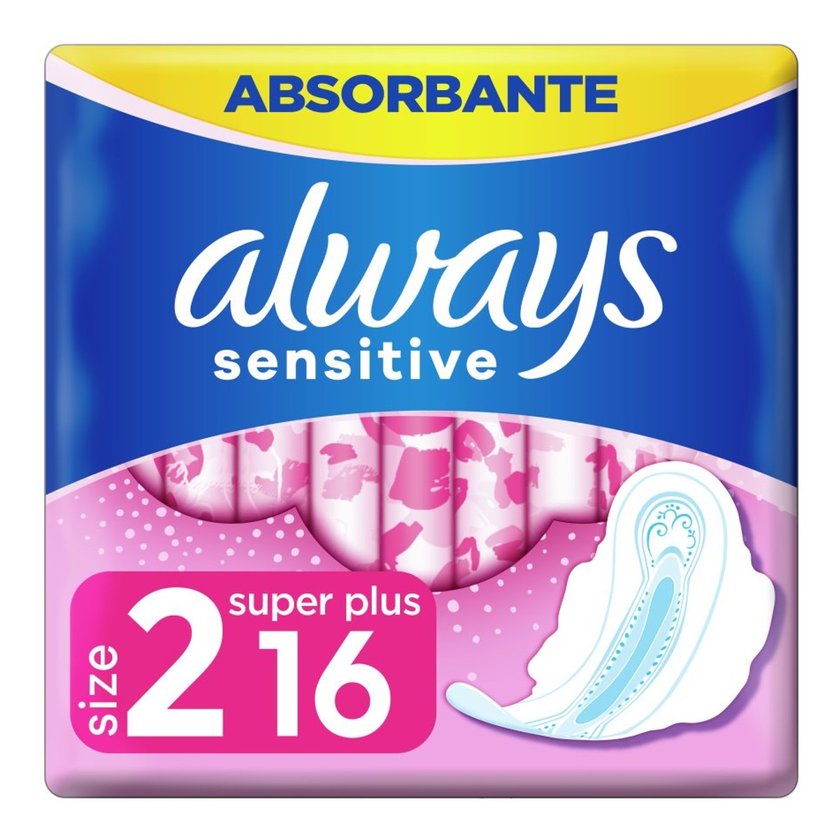 Always Ultra Sensitive Super Plus Podpaski ze skrzydełkami 16szt.