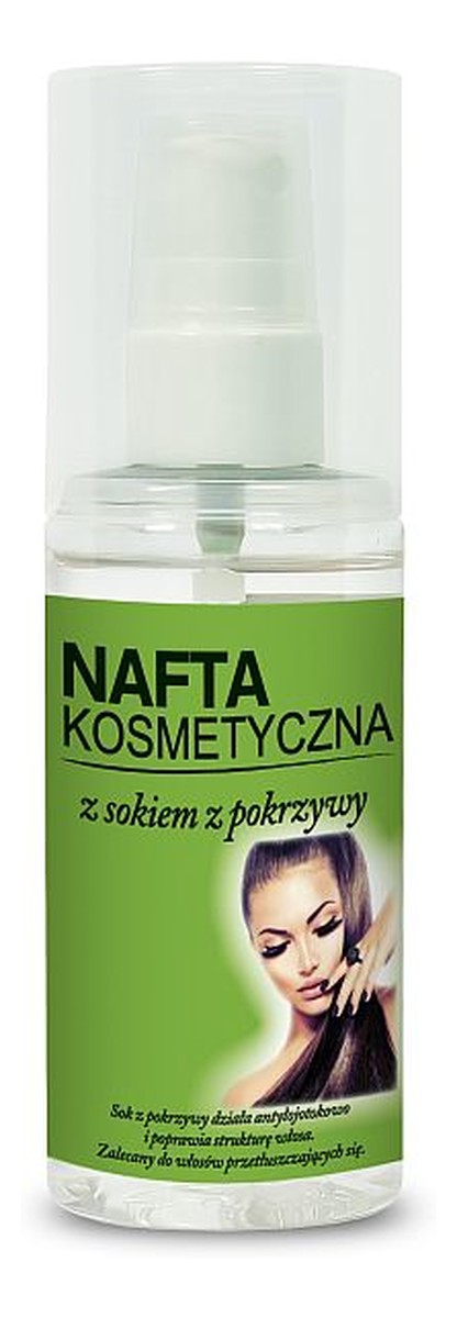Nafta Kosmetyczna Atomizerem z Sokiem z Pokrzywy