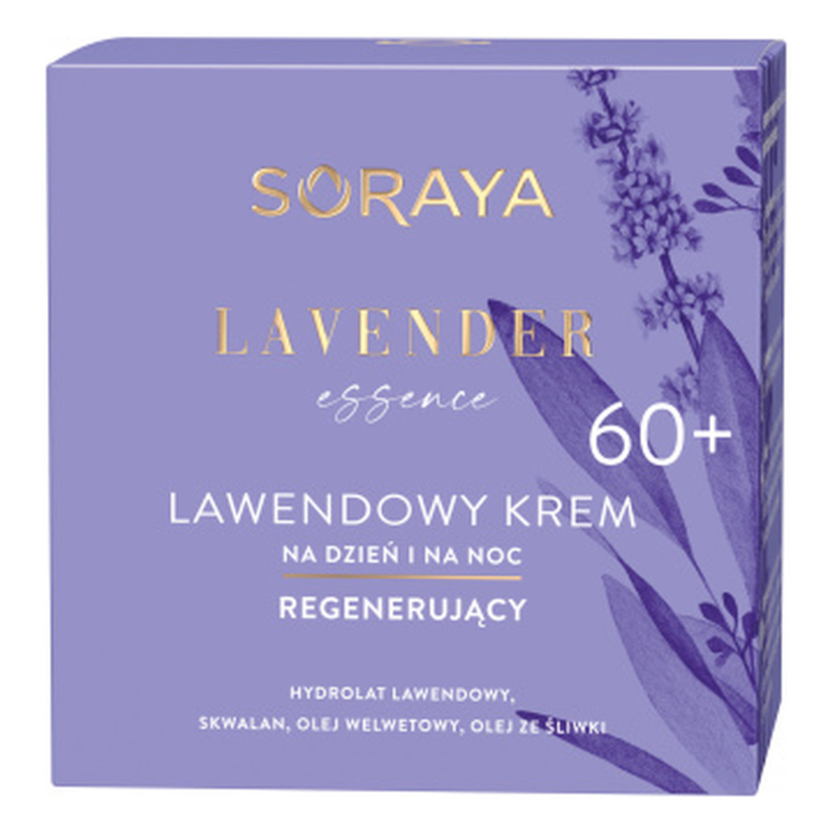 Soraya Lavender Essence Lawendowy krem regenerujący na dzień i na noc 60+ 50ml