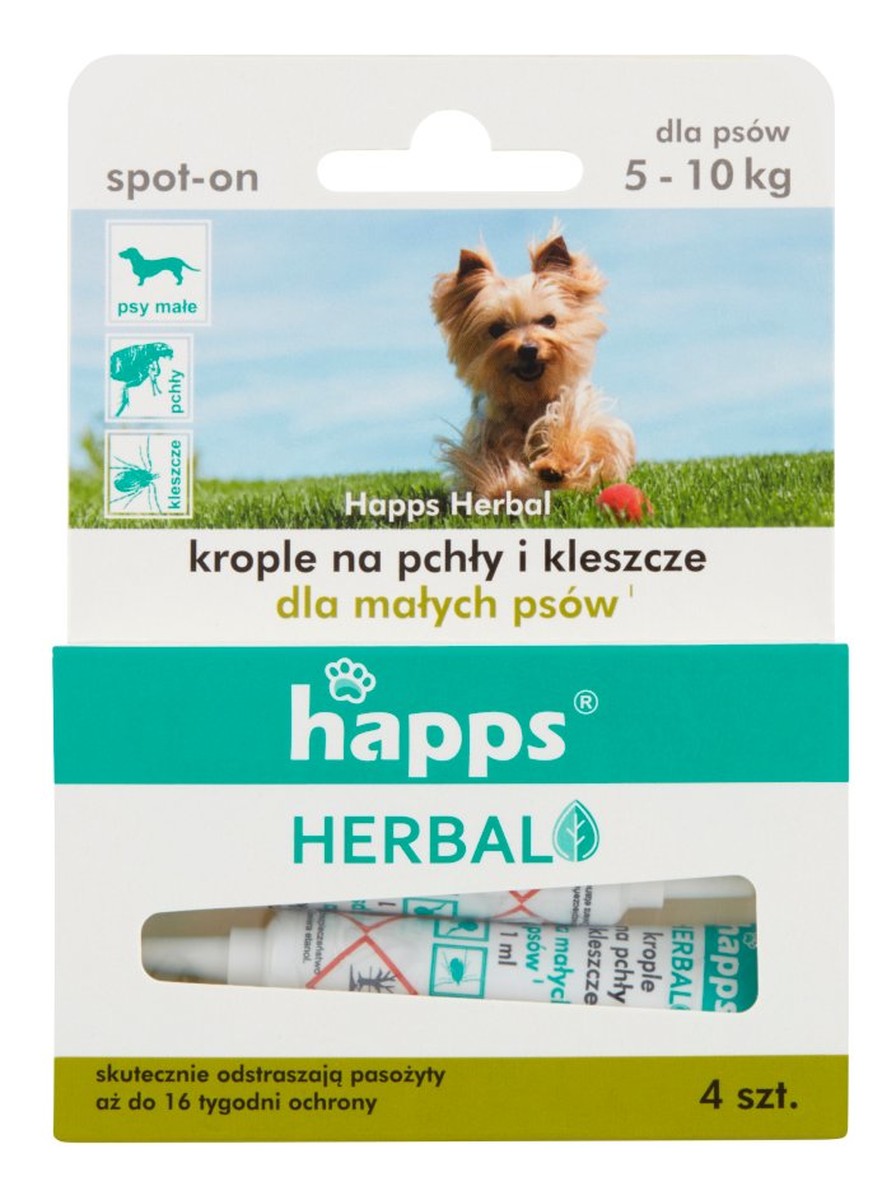 KROPLE DLA MAŁYCH PSÓW DO PRZECIW PCHŁOM