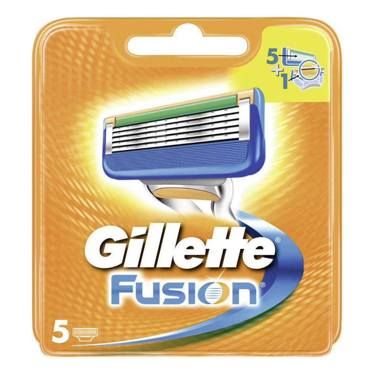 Gillette Fusion wymienne ostrza do maszynki do golenia 5 szt