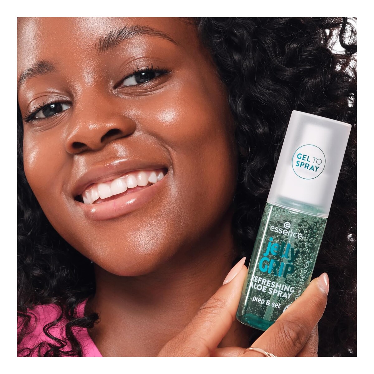 Essence Jelly Grip Refreshing Aloe Spray utrwalający makijaż 50ml