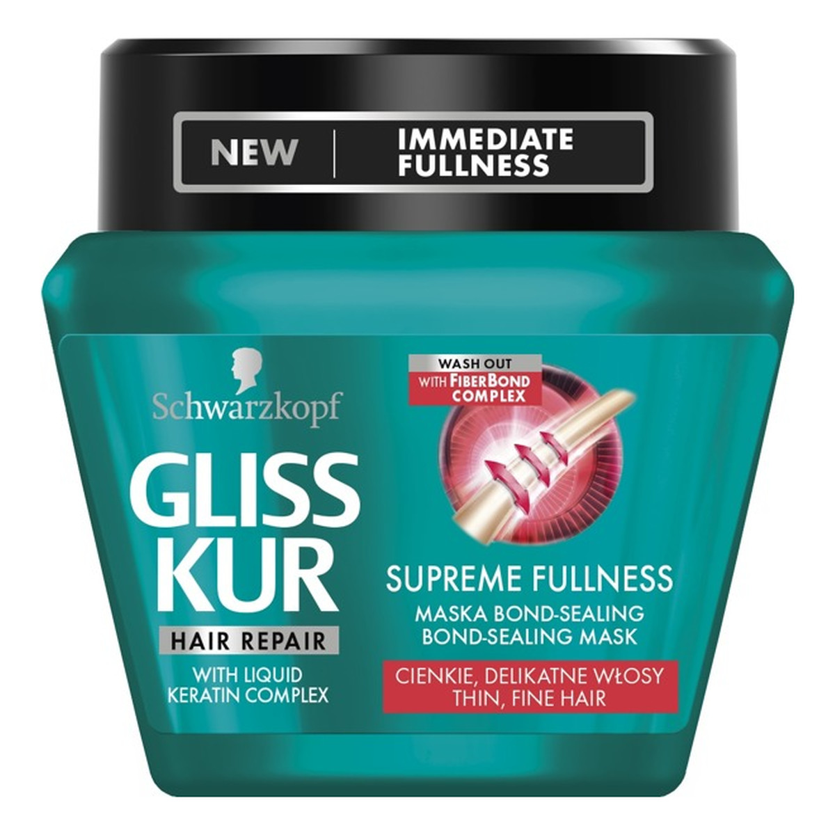 Gliss Supreme Fullness Maska do włosów 300ml