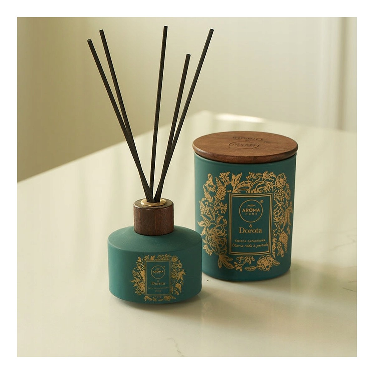 Aroma Home & Dorota Patyczki zapachowe Geranium z Limonką 100ml