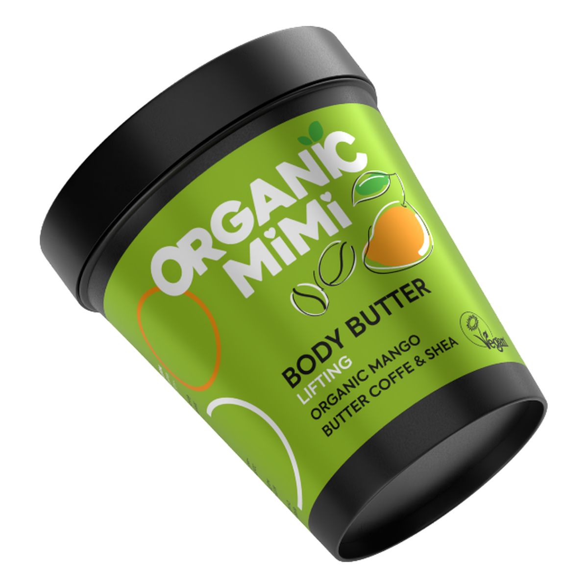 Organic Mimi Liftingujące masło do ciała Mango i Kawa 200ml