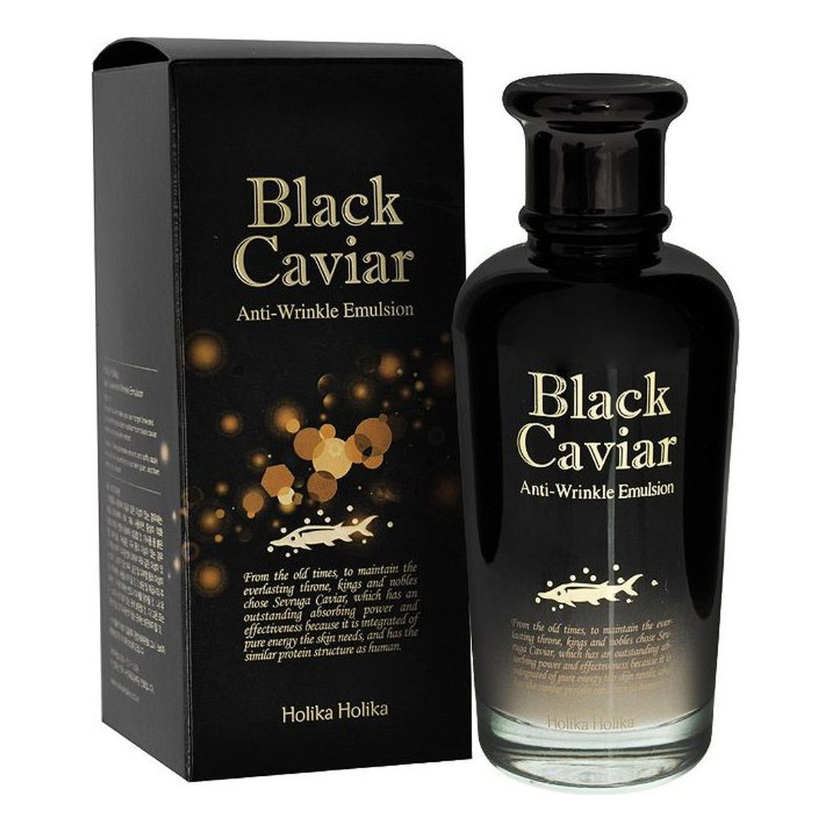 Holika Holika Black Caviar emulsja przeciwzmarszczkowa z czarnym kawiorem 120ml